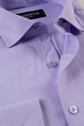 Classic Light Purple Dobby Weave Shirt